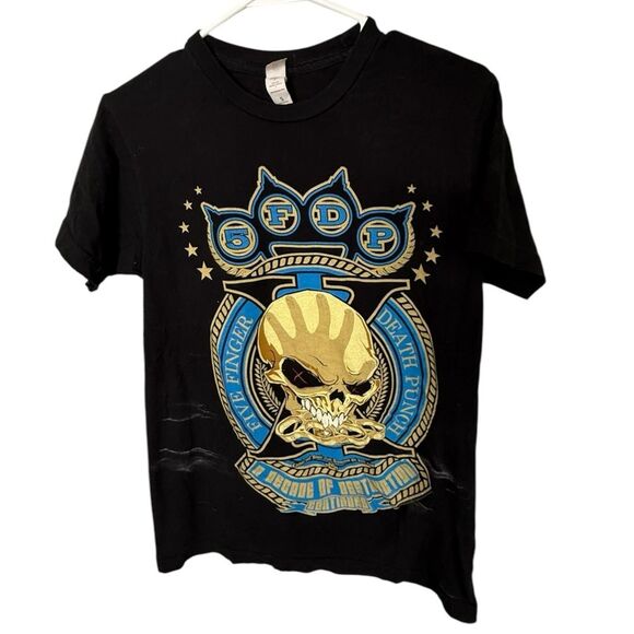 Tultex Other - Five Finger Death Punch 5FDP T Shirt Adult Double Sided Graphic Rare Small